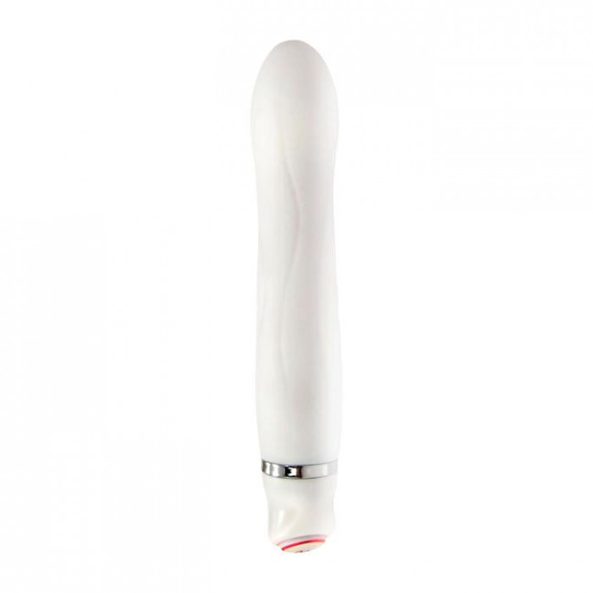 Белый вибратор VIBE THERAPY DREAM из силикона - 16 см., Vibe Therapy