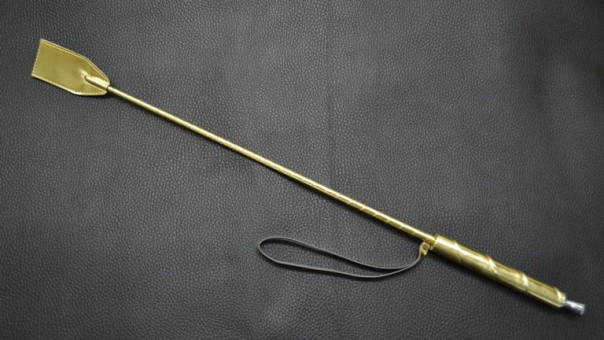 Золотистый стек с деревянной ручкой - 70 см., Sitabella