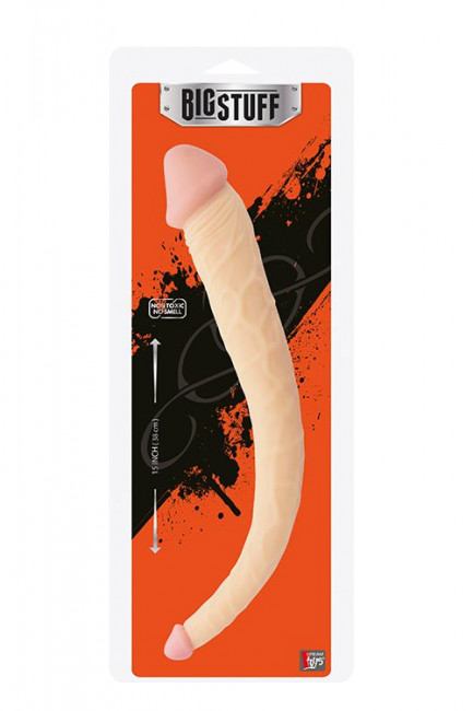 Двусторонний фаллоимитатор BIGSTUFF DOUBLE DONG - 38 см., Dream Toys Двусторонний фаллоимитатор BIGSTUFF DOUBLE DONG - 38 см., Dream Toys