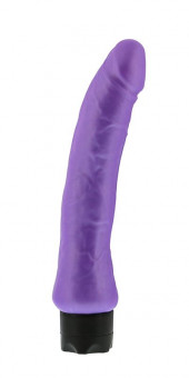 Реалистичный фиолетовый вибратор PEARL SHINE 9 VIBRATOR - 22,8 см., NMC