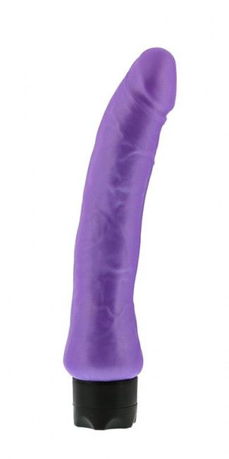 Реалистичный фиолетовый вибратор PEARL SHINE 9 VIBRATOR - 22,8 см., NMC