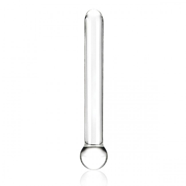 Стеклянный жезл с шаром - 16,5 см., Glas