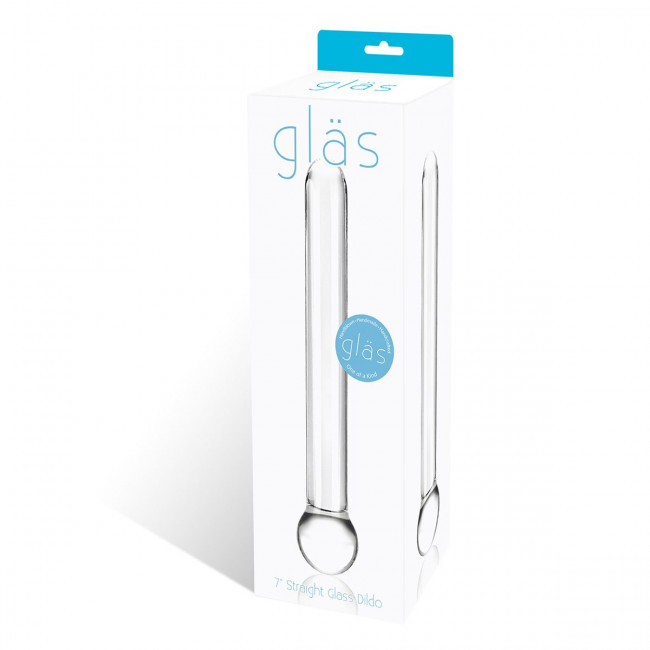 Стеклянный жезл с шаром - 16,5 см., Glas