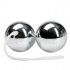Серебристые вагинальные шарики Balls, Bior toys