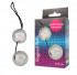 Серебристые вагинальные шарики Balls, Bior toys