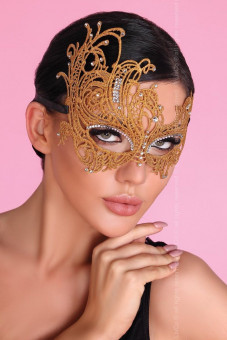 Золотистая ажурная маска Mask Golden, Livia Corsetti