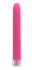 Тонкий розовый классический вибратор Neon Luv Touch Slims - 14,6 см., Pipedream