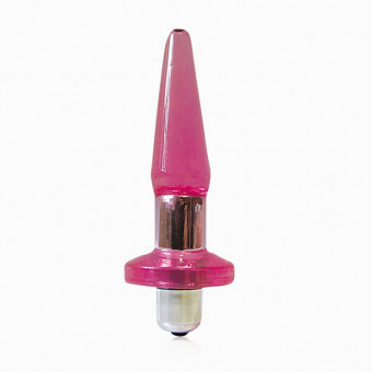 Розовая коническая вибровтулка - 12,4 см., Bior toys
