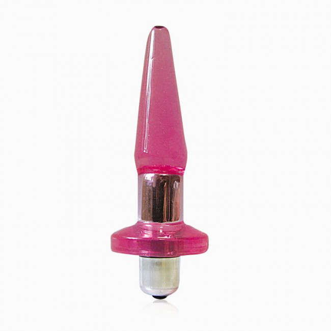 Розовая коническая вибровтулка - 12,4 см., Bior toys