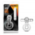 Прозрачное эрекционное кольцо с подхватом, вибропулей и язычком 10 Function Vibrating Tongue Ring, Blush Novelties