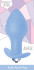 Голубая анальная пробка с вибрацией Bulb Anal Plug - 10 см., Lola toys Голубая анальная пробка с вибрацией Bulb Anal Plug - 10 см., Lola toys