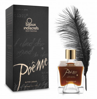 Краска для тела PO?ME Butter Caramel с ароматом солёной карамели - 50 гр., Bijoux Indiscrets