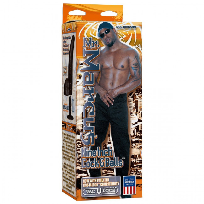Реалистичный фаллоимитатор Mr. Marcus' 9" R5 Cock & Balls - 22,86 см., Doc Johnson Реалистичный фаллоимитатор Mr. Marcus' 9" R5 Cock & Balls - 22,86 см., Doc Johnson