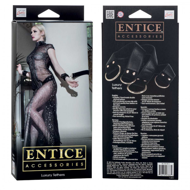 Ремни-фиксаторы Entice Luxury Tethers, California Exotic Novelties