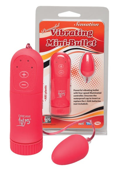 Красное виброяйцо, диаметр 3.5 см., Dream Toys