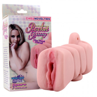 Вагина-мастурбатор Ashton Moore Pussy Pocket, Chisa
