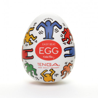 Мастурбатор-яйцо Keith Haring EGG DANCE, Tenga