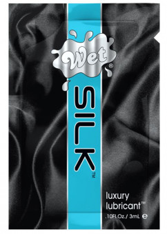 Гибридный водно-силиконовый лубрикант Wet Silk - 3 мл., Wet International Inc.