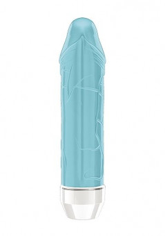 Бирюзовый фаллический вибратор Lisa - 14,7 см., Shots Media BV