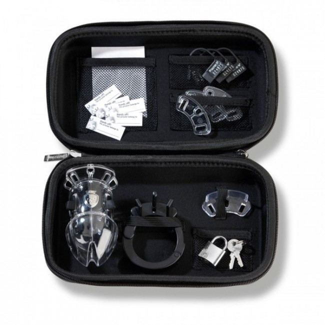 Золотистый пояс верности Pubic Enemy No1 Gold Edition для электростимуляции, MyStim