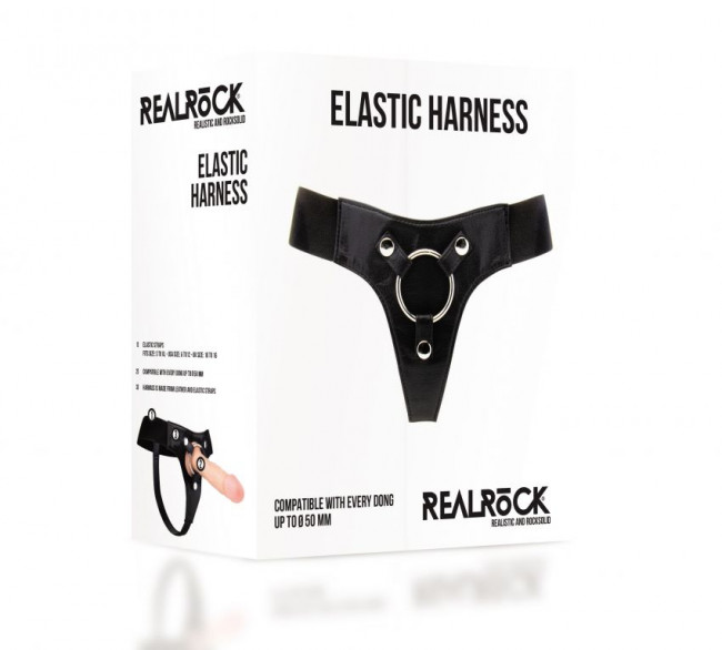 Эластичный трусики для фиксации насадок при помощи кольца Elastic Harness, Shots Media BV