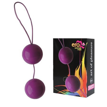 Фиолетовые вагинальные шарики Balls, Bior toys Фиолетовые вагинальные шарики Balls, Bior toys