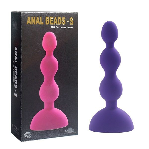Фиолетовый анальный вибростимулятор Anal Beads S - 14,5 см. Фиолетовый анальный вибростимулятор Anal Beads S - 14,5 см.