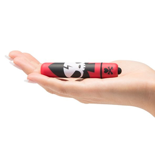 Красная вибропуля с принтом MINI BULLET VIBRATOR ACE, Tokidoki