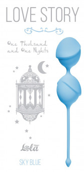 Голубые вагинальные шарики One Thousand and One Nights, Lola toys