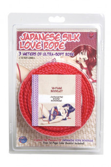 Красная веревка для фиксации Japanese Silk Love Rope - 3 м., Topco Sales