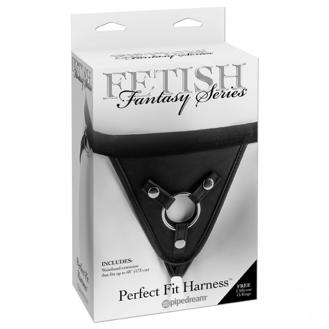 Черные женские трусики для страпона Perfect Fit Harness, Pipedream