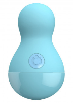 Нежно-голубой вибростимулятор COCO BODY - 9 см., Toy Joy