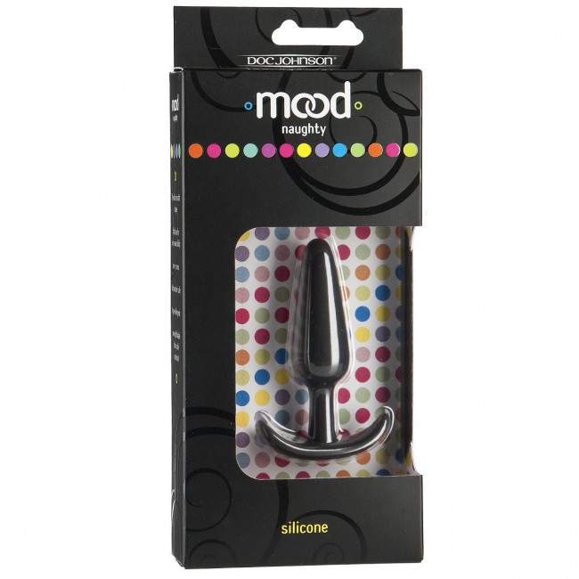 Анальная пробка для ношения Mood Naughty 3" Silicone - 7,6 см., Doc Johnson
