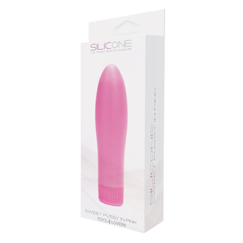 Розовый вибратор SWEET PUSSY IN SILICONE - 13,5 см., Toyz4lovers Розовый вибратор SWEET PUSSY IN SILICONE - 13,5 см., Toyz4lovers