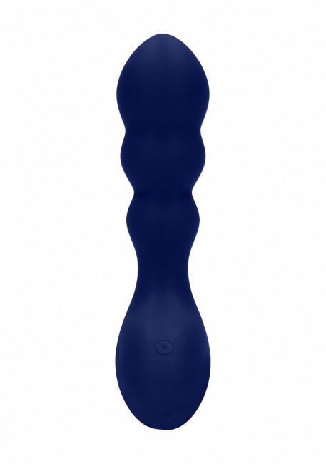Синий анальный вибростимулятор Cain Anal Vibrator, Shots Media BV