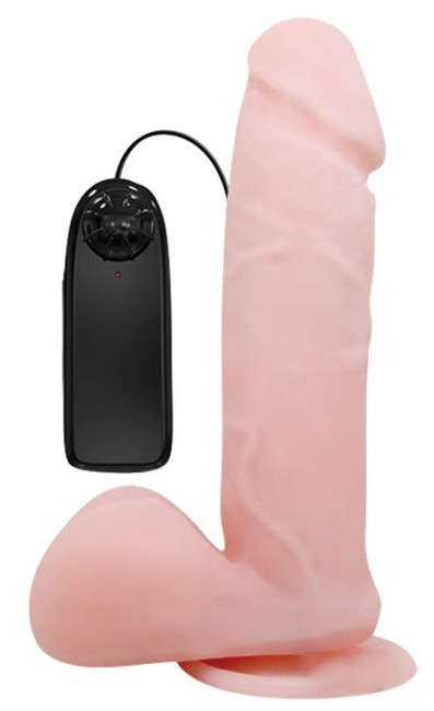 Телесный реалистик на присоске Erowoman - 19,5 см. Телесный реалистик на присоске Erowoman - 19,5 см.
