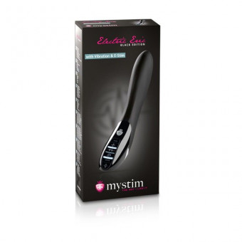 Черный вибратор с миостимуляцией Mystim Electric Eric Black Edition - 27 см., MyStim
