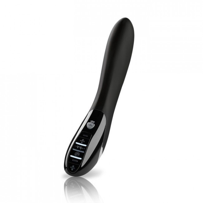 Черный вибратор с миостимуляцией Mystim Electric Eric Black Edition - 27 см., MyStim