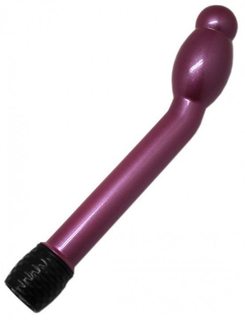 Фиолетовый вибратор Boy Friend с утолщением на кончике - 16 см., Eroticon
