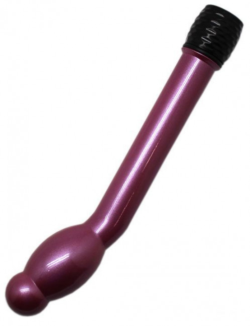 Фиолетовый вибратор Boy Friend с утолщением на кончике - 16 см., Eroticon