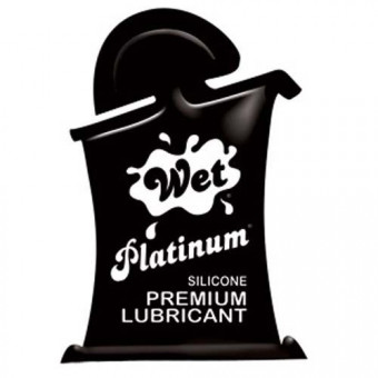 Гель-лубрикант на силиконовой основе Wet Platinum - 10 мл., Wet International Inc.