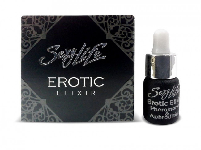 Эфирное масло-афродизиак с феромонами Sexy Life Erotic Elixir унисекс - 5 мл., Парфюм престиж М Эфирное масло-афродизиак с феромонами Sexy Life Erotic Elixir унисекс - 5 мл., Парфюм престиж М