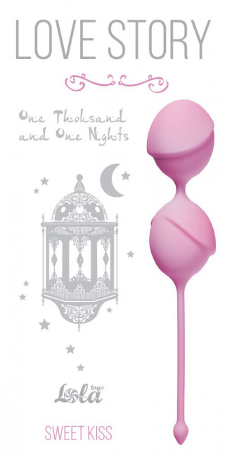 Розовые вагинальные шарики One Thousand and One Nights, Lola toys