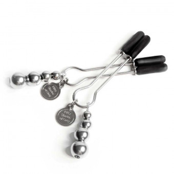 Металлические зажимы на соски Adjustable Nipple Clamps, Fifty Shades of Grey