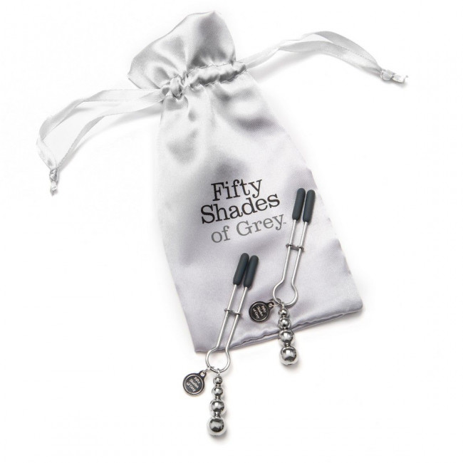Металлические зажимы на соски Adjustable Nipple Clamps, Fifty Shades of Grey Металлические зажимы на соски Adjustable Nipple Clamps, Fifty Shades of Grey