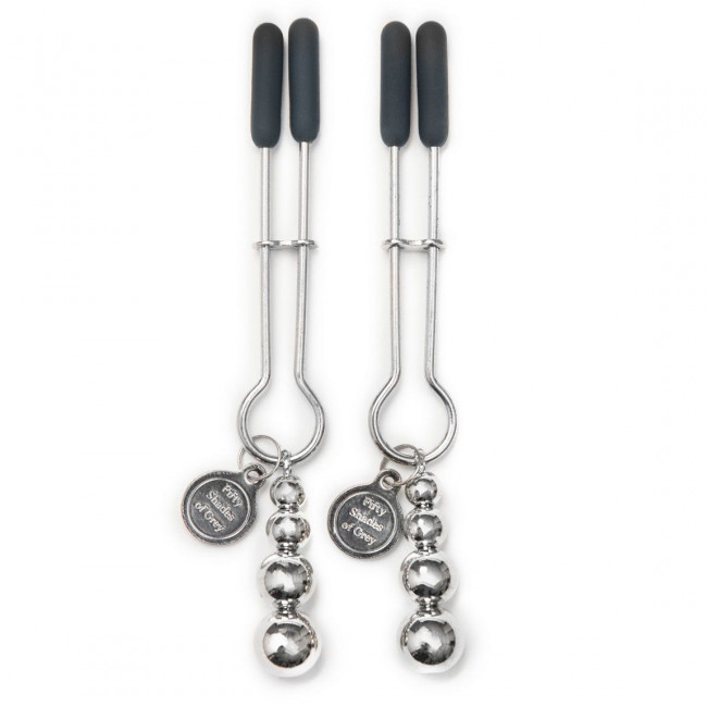 Металлические зажимы на соски Adjustable Nipple Clamps, Fifty Shades of Grey Металлические зажимы на соски Adjustable Nipple Clamps, Fifty Shades of Grey