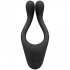 Чёрный вибромассажер для пар TRYST Multi Erogenous Zone Massager, Doc Johnson