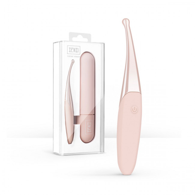 Розовый точечный вибромассажер Senzi Vibrator - 14,7 см. Розовый точечный вибромассажер Senzi Vibrator - 14,7 см.