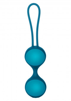 Бирюзовые вагинальные шарики MINI STELLA II KEGEL BALLS, Jopen