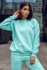 Свитшот oversize с фирменным логотипом спереди